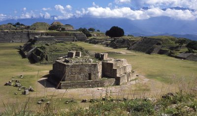 Observatorium, der Hauptplatz, klassische Periode von Zapotec